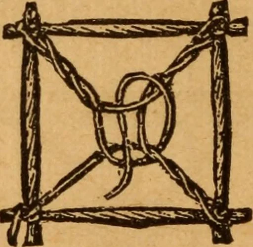 An illustration from Embroidery and fancy work, containing directions for embroidering, painting, modelling, carving, etc, 1899, leaf 173