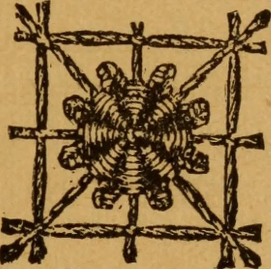 An illustration from Embroidery and fancy work, containing directions for embroidering, painting, modelling, carving, etc, 1899, leaf 174