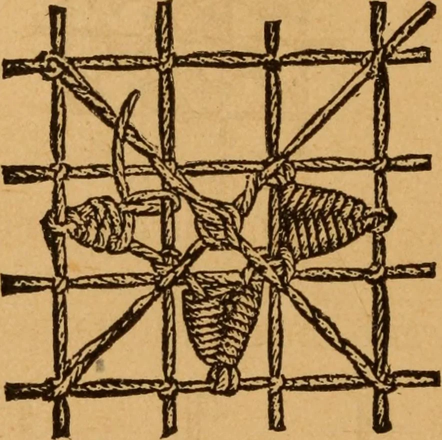An illustration from Embroidery and fancy work, containing directions for embroidering, painting, modelling, carving, etc, 1899, leaf 175