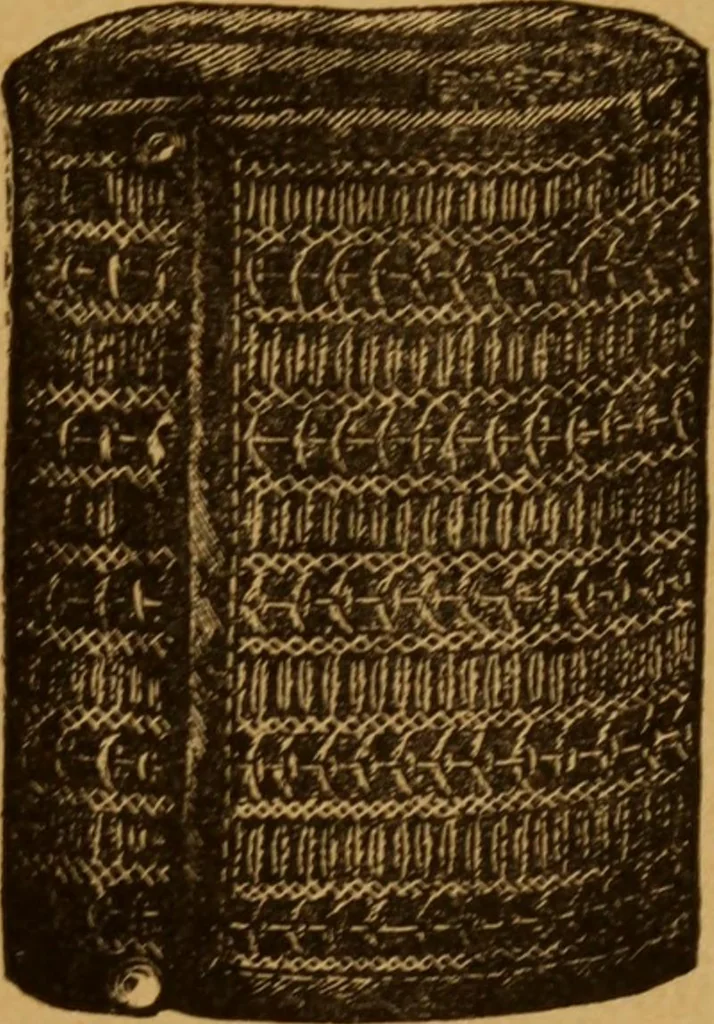 An illustration from Embroidery and fancy work, containing directions for embroidering, painting, modelling, carving, etc, 1899, leaf 190