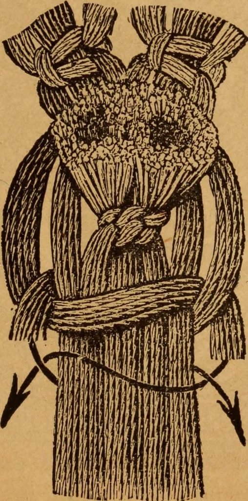 An illustration from Embroidery and fancy work, containing directions for embroidering, painting, modelling, carving, etc, 1899, leaf 203