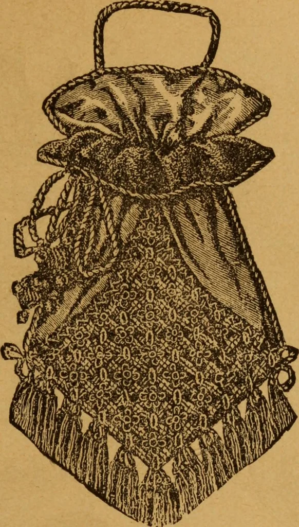 An illustration from Embroidery and fancy work, containing directions for embroidering, painting, modelling, carving, etc, 1899, leaf 206
