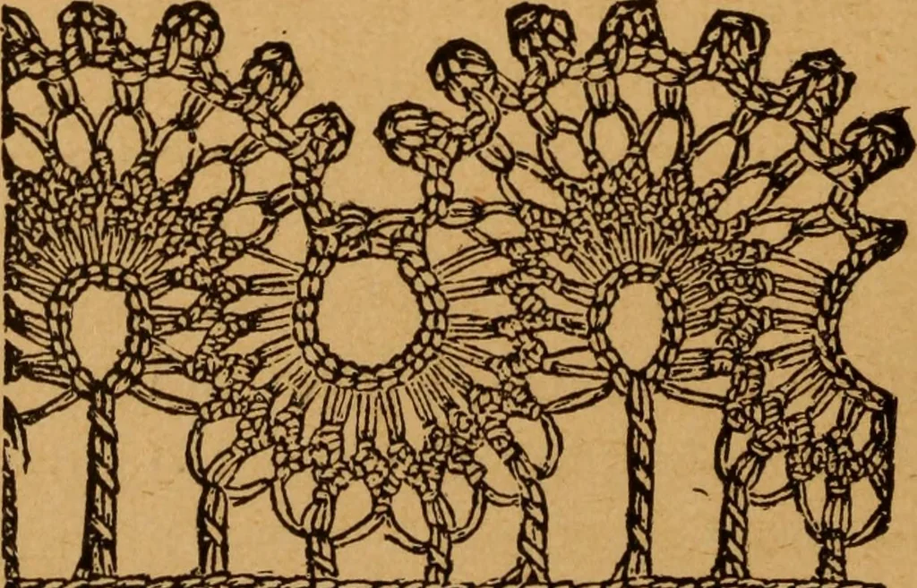 An illustration from Embroidery and fancy work, containing directions for embroidering, painting, modelling, carving, etc, 1899, leaf 237