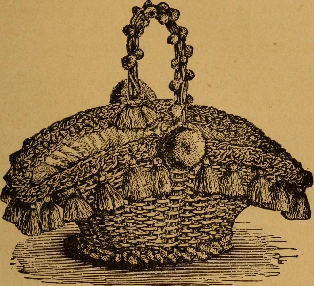 An illustration from Embroidery and fancy work, containing directions for embroidering, painting, modelling, carving, etc, 1899, leaf 240