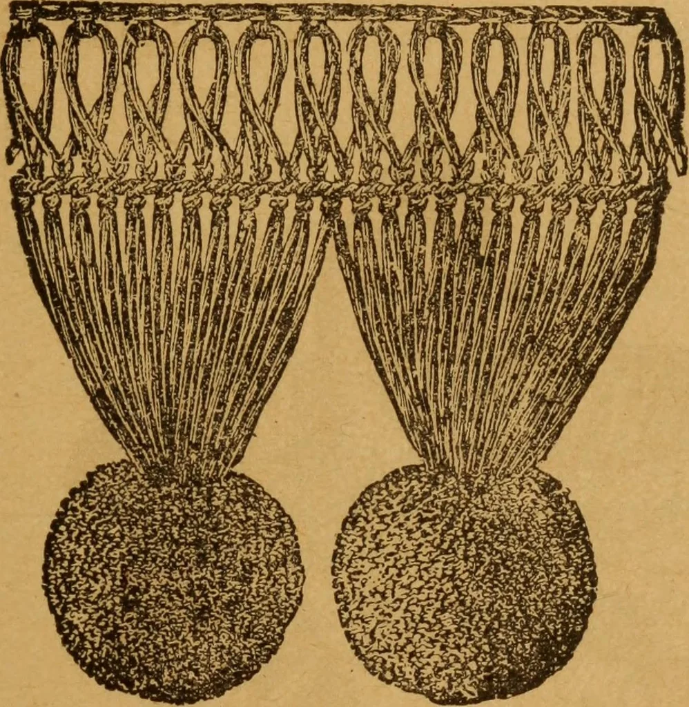 An illustration from Embroidery and fancy work, containing directions for embroidering, painting, modelling, carving, etc, 1899, leaf 244