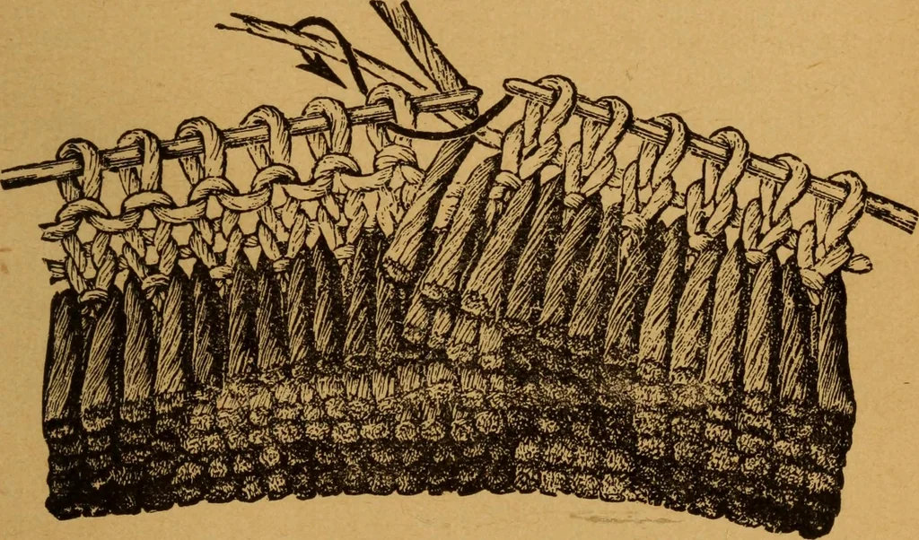 An illustration from Embroidery and fancy work, containing directions for embroidering, painting, modelling, carving, etc, 1899, leaf 252