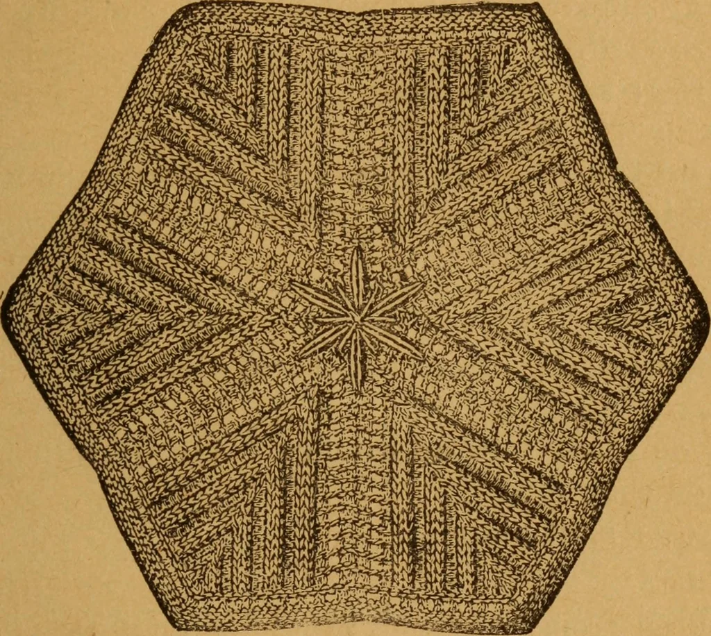 An illustration from Embroidery and fancy work, containing directions for embroidering, painting, modelling, carving, etc, 1899, leaf 260