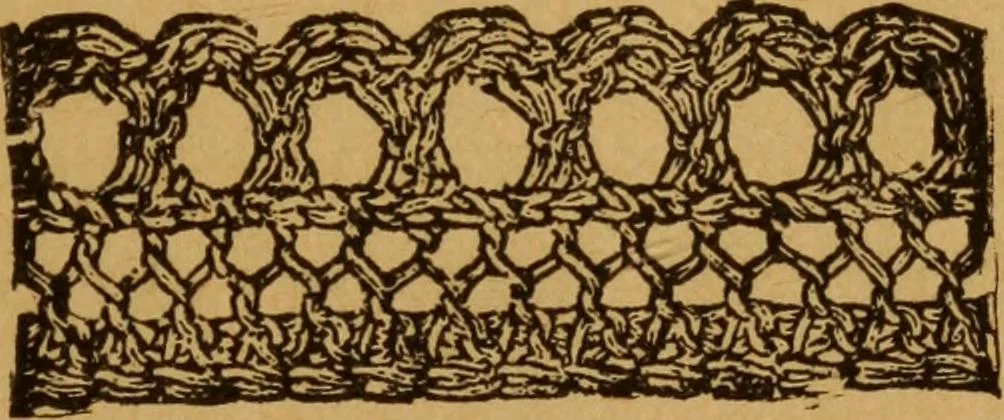 An illustration from Embroidery and fancy work, containing directions for embroidering, painting, modelling, carving, etc, 1899, leaf 264