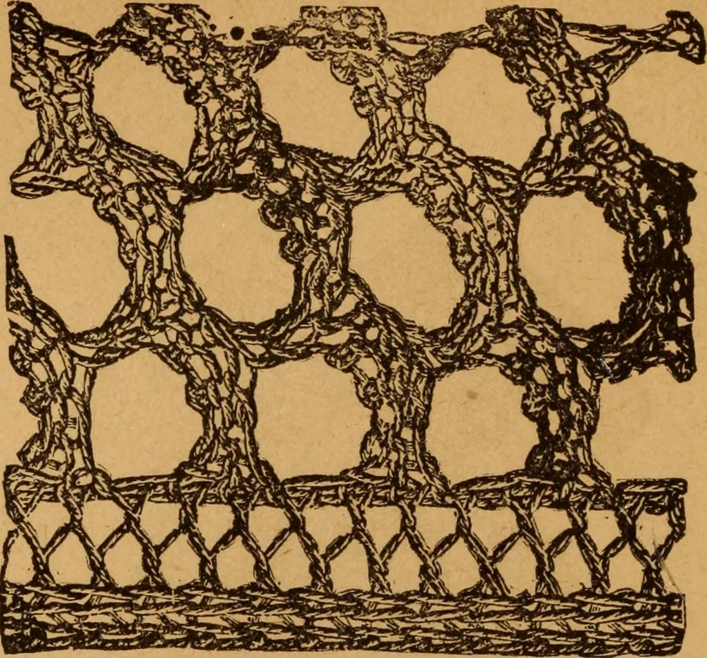 An illustration from Embroidery and fancy work, containing directions for embroidering, painting, modelling, carving, etc, 1899, leaf 271