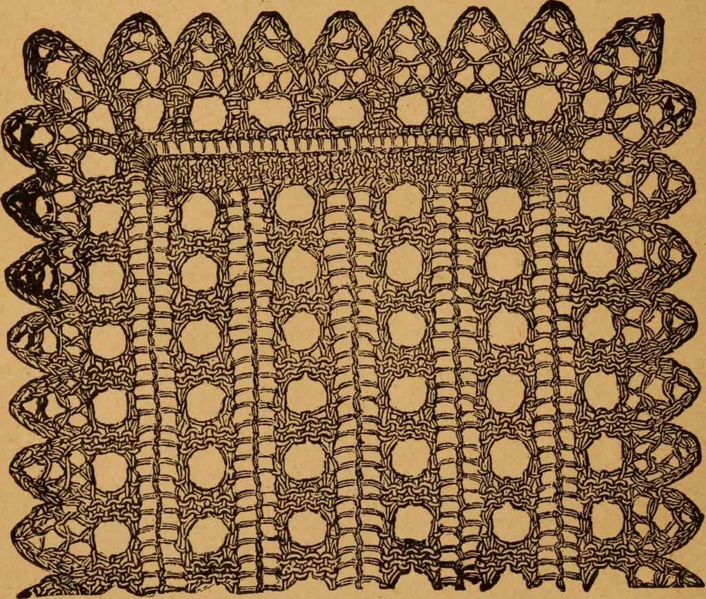 An illustration from Embroidery and fancy work, containing directions for embroidering, painting, modelling, carving, etc, 1899, leaf 279