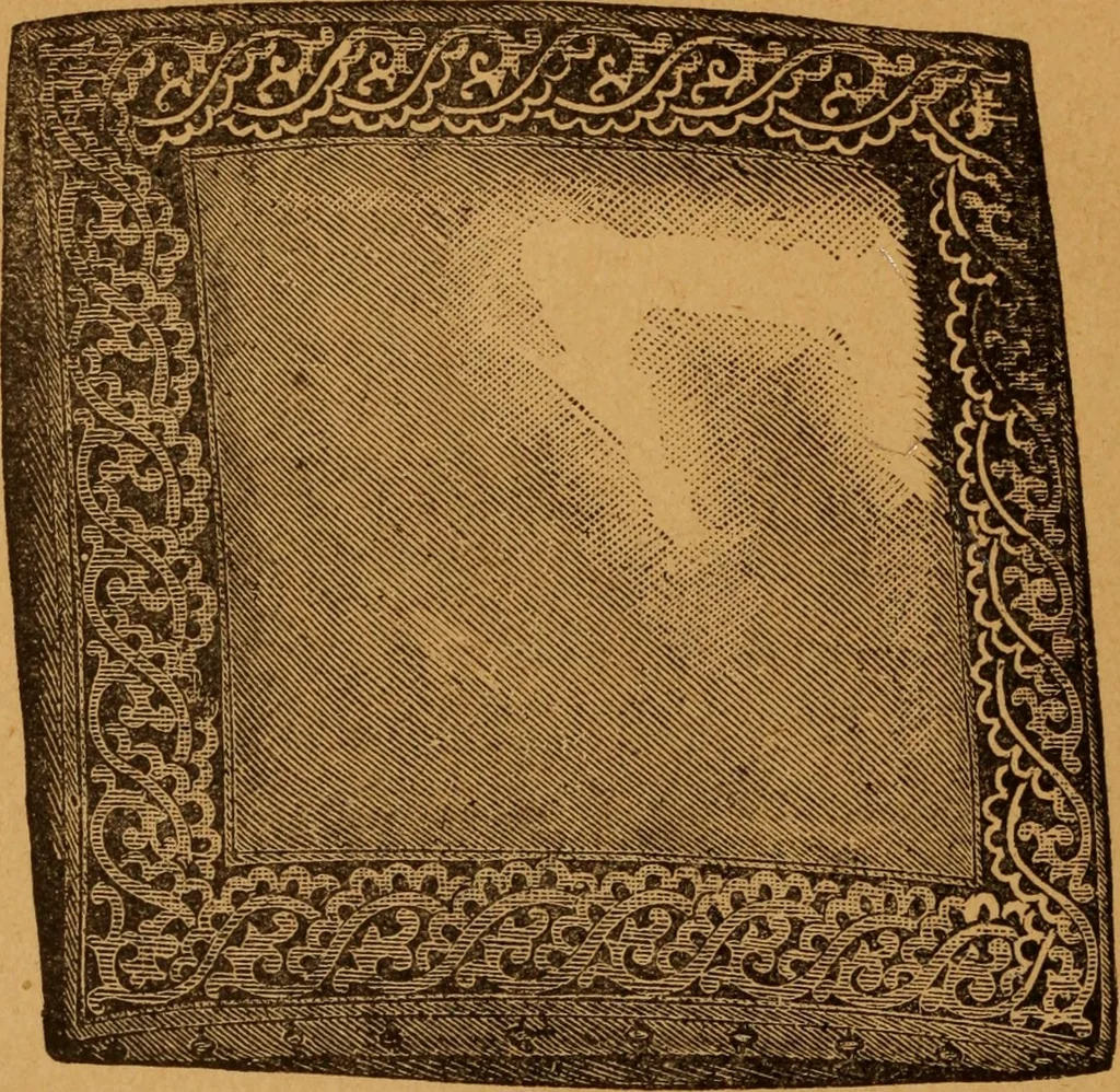 An illustration from Embroidery and fancy work, containing directions for embroidering, painting, modelling, carving, etc, 1899, leaf 299