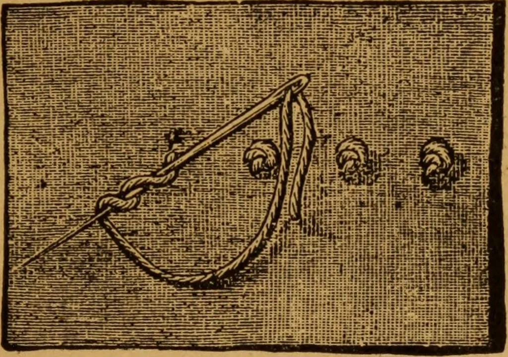 An illustration from Embroidery and fancy work, containing directions for embroidering, painting, modelling, carving, etc, 1899, leaf 34