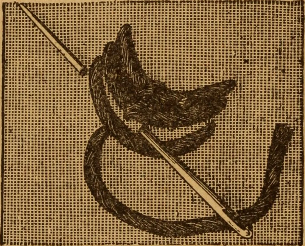 An illustration from Embroidery and fancy work, containing directions for embroidering, painting, modelling, carving, etc, 1899, leaf 37