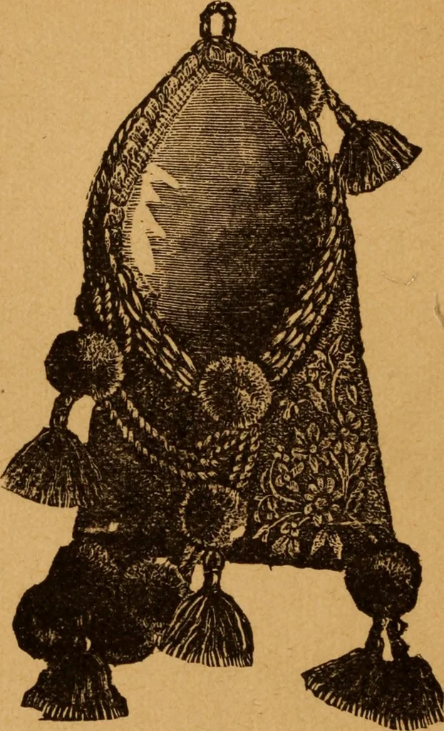 An illustration from Embroidery and fancy work, containing directions for embroidering, painting, modelling, carving, etc, 1899, leaf 47