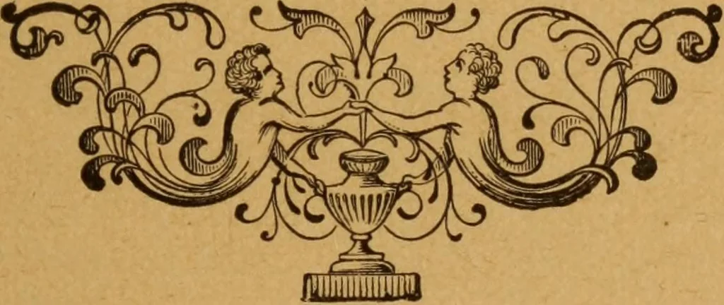 An illustration from Embroidery and fancy work, containing directions for embroidering, painting, modelling, carving, etc, 1899, leaf 76