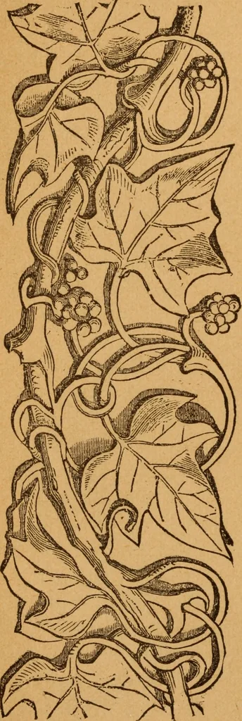 An illustration from Embroidery and fancy work, containing directions for embroidering, painting, modelling, carving, etc, 1899, leaf 87