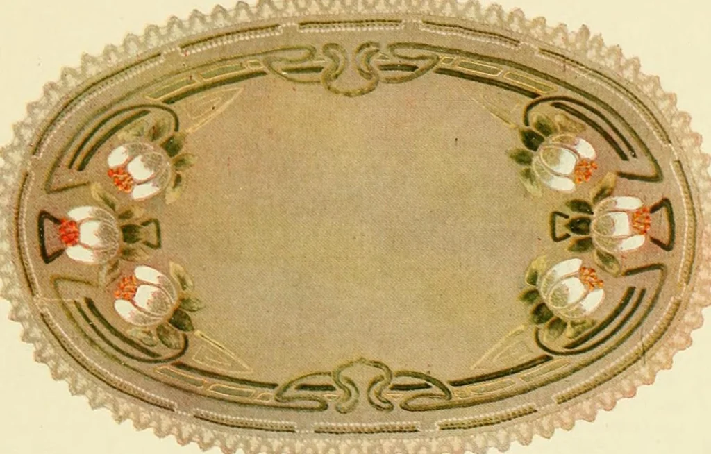An illustration from The embroidery guide, 1910, leaf 17