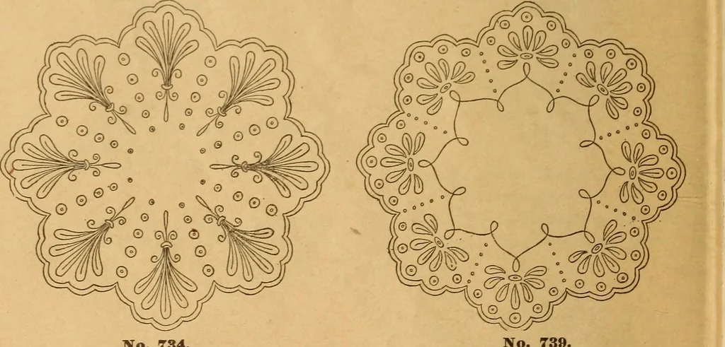 An illustration from Embroidery hints: Fall and Winter 1910, 1910, leaf 11