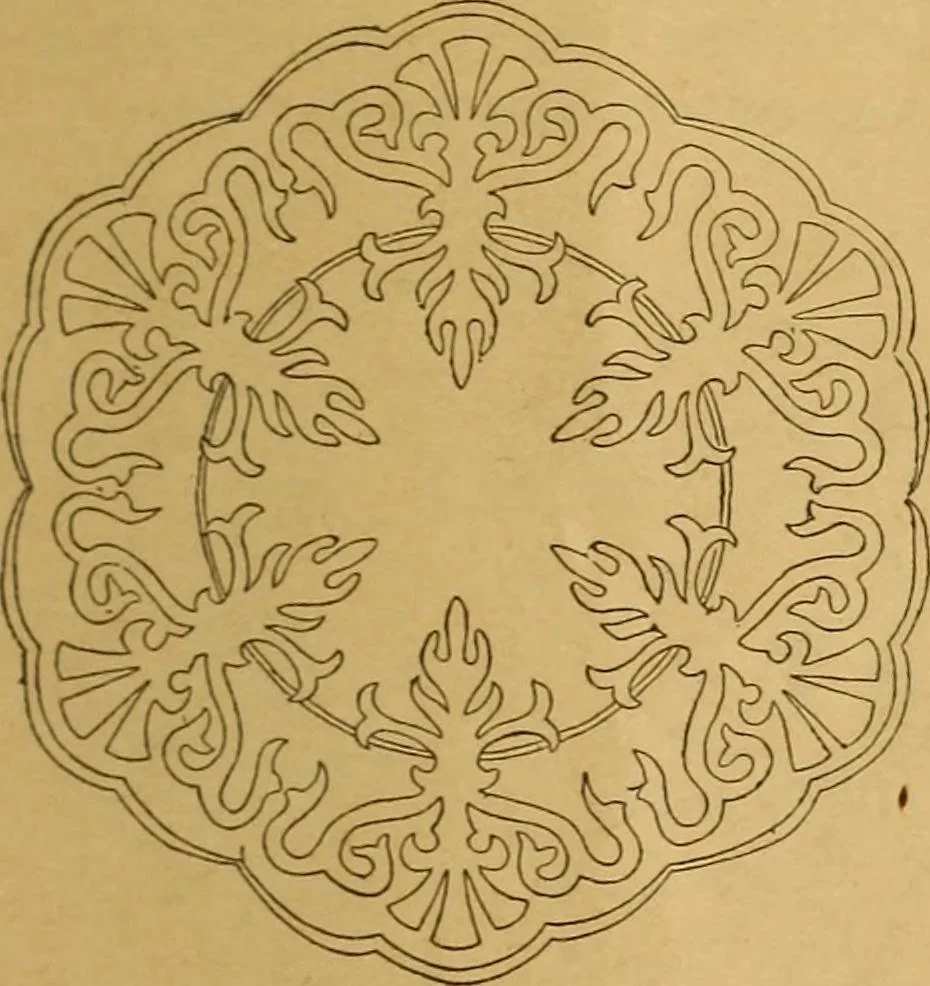 An illustration from Embroidery hints: Fall and Winter 1910, 1910, leaf 12