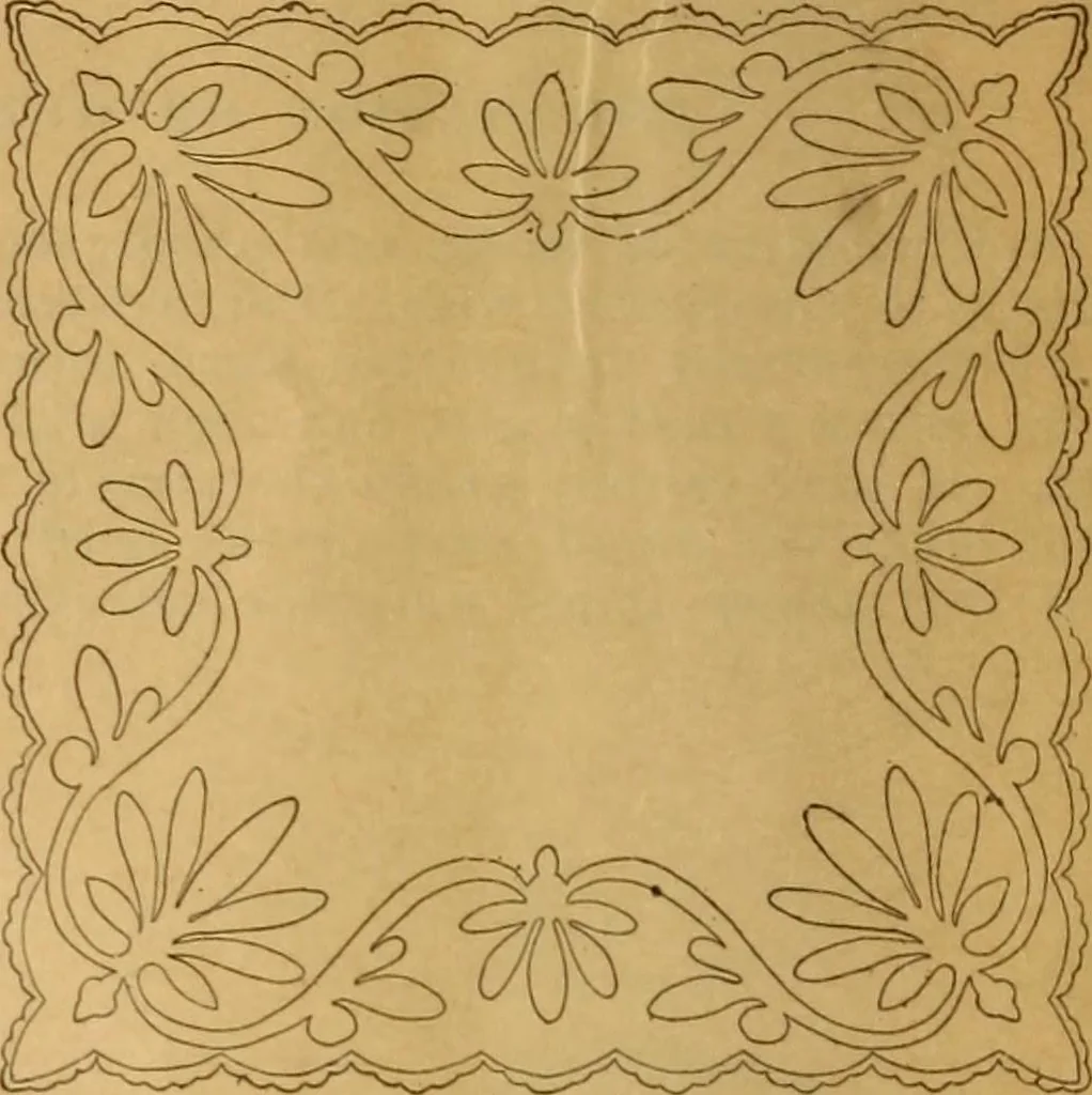 An illustration from Embroidery hints: Fall and Winter 1910, 1910, leaf 13