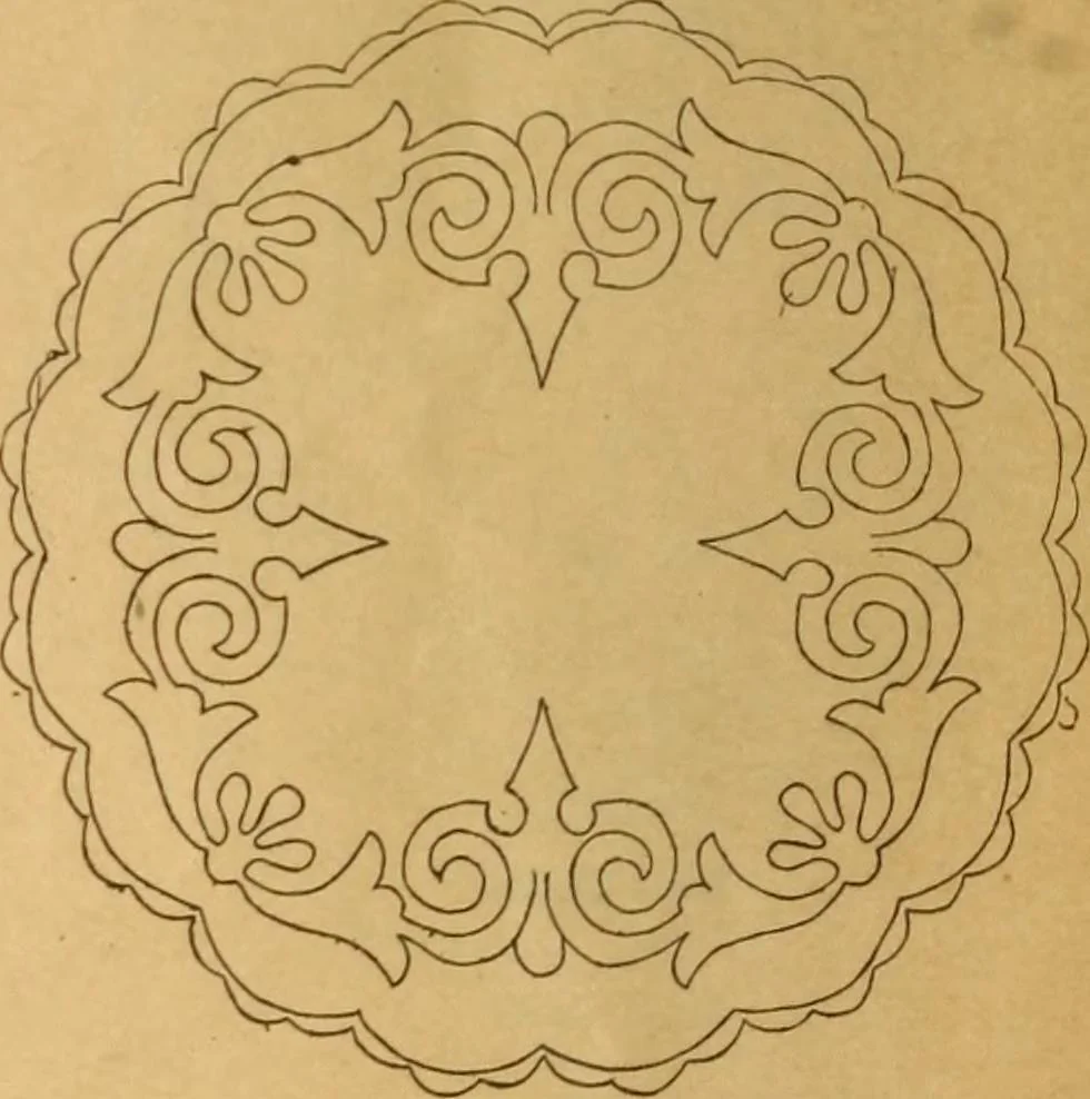 An illustration from Embroidery hints: Fall and Winter 1910, 1910, leaf 13