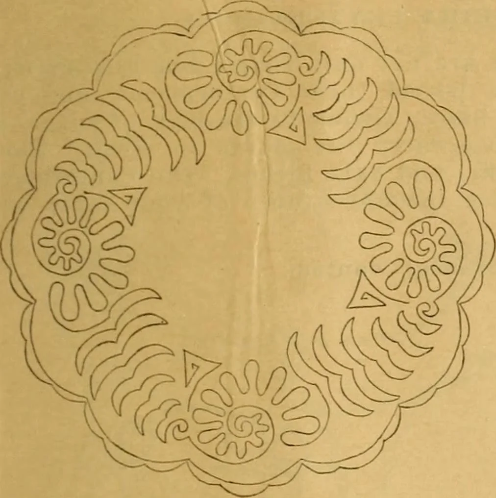 An illustration from Embroidery hints: Fall and Winter 1910, 1910, leaf 14