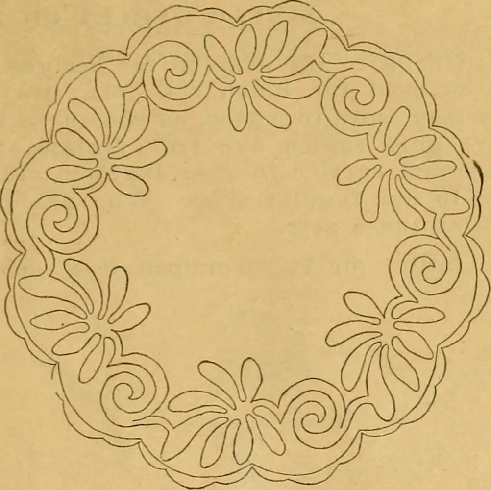 An illustration from Embroidery hints: Fall and Winter 1910, 1910, leaf 14