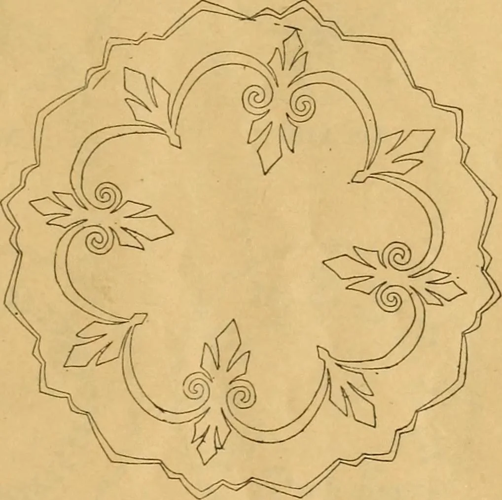 An illustration from Embroidery hints: Fall and Winter 1910, 1910, leaf 14