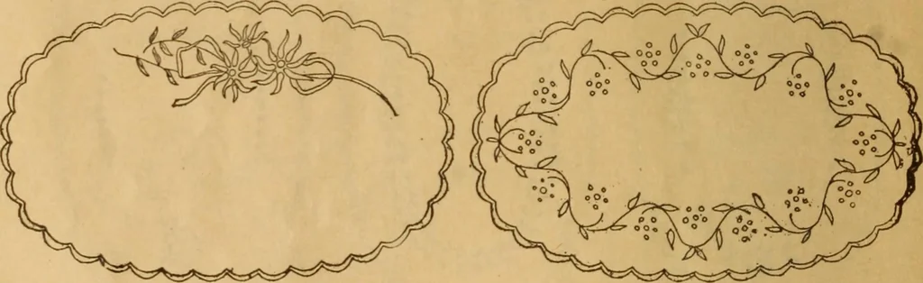 An illustration from Embroidery hints: Fall and Winter 1910, 1910, leaf 17