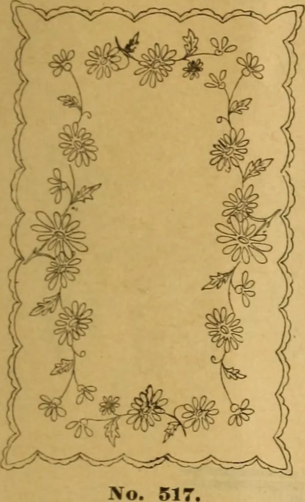 An illustration from Embroidery hints: Fall and Winter 1910, 1910, leaf 18