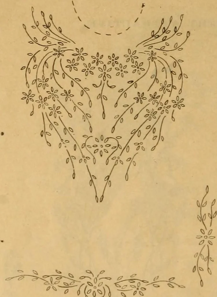 An illustration from Embroidery hints: Fall and Winter 1910, 1910, leaf 21