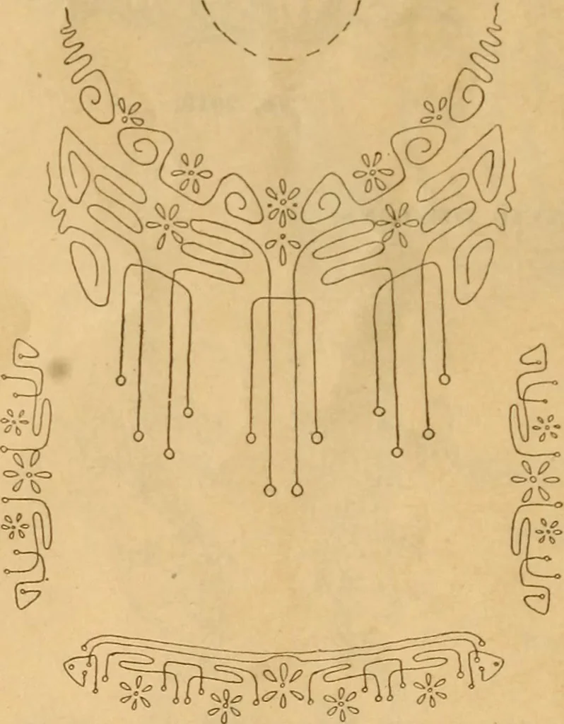 An illustration from Embroidery hints: Fall and Winter 1910, 1910, leaf 21