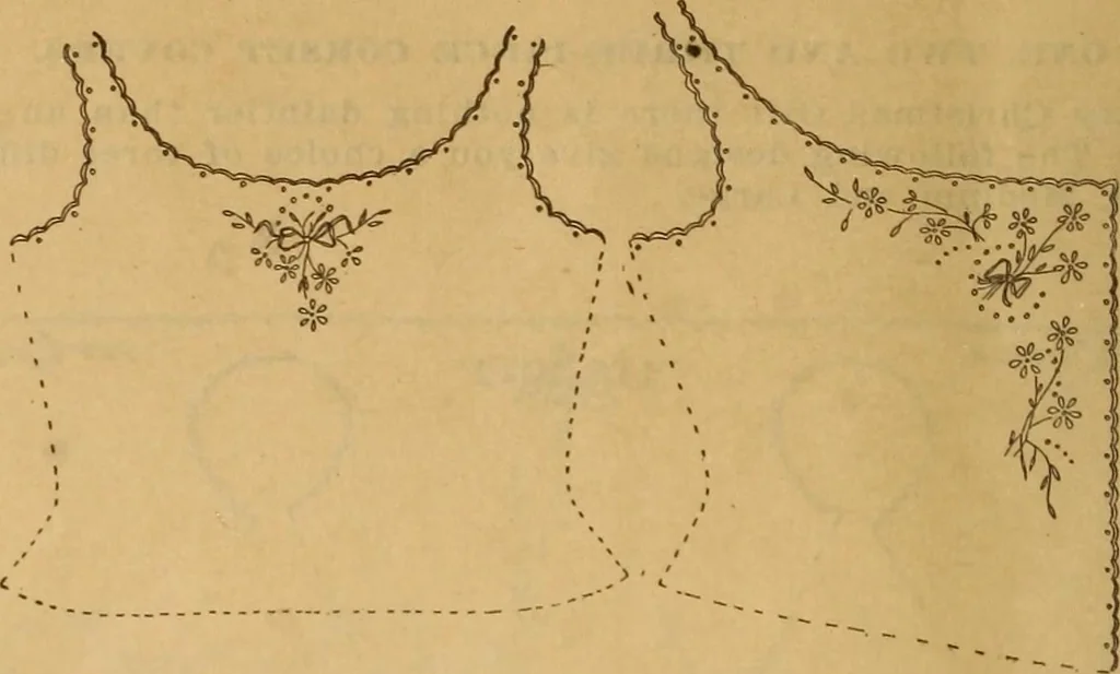 An illustration from Embroidery hints: Fall and Winter 1910, 1910, leaf 25
