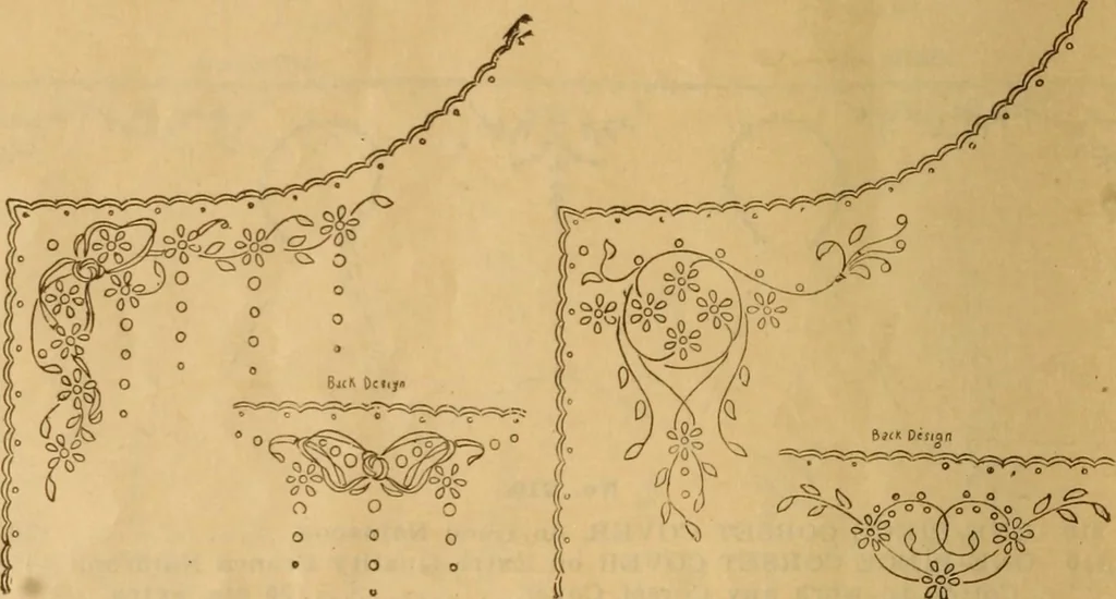 An illustration from Embroidery hints: Fall and Winter 1910, 1910, leaf 25