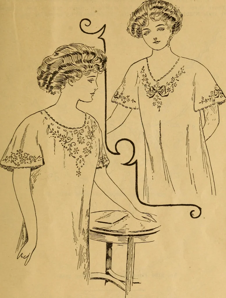 An illustration from Embroidery hints: Fall and Winter 1910, 1910, leaf 26