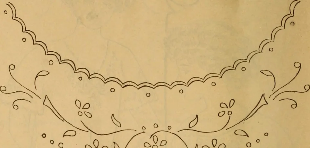 An illustration from Embroidery hints: Fall and Winter 1910, 1910, leaf 27