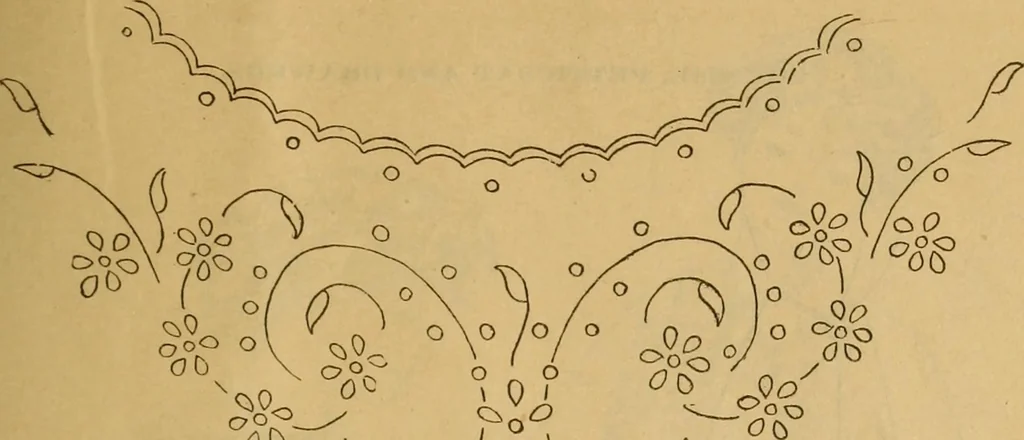 An illustration from Embroidery hints: Fall and Winter 1910, 1910, leaf 28