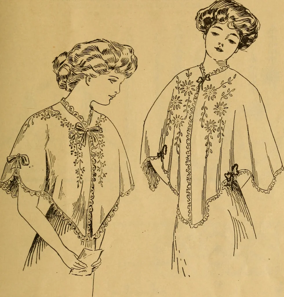 An illustration from Embroidery hints: Fall and Winter 1910, 1910, leaf 30