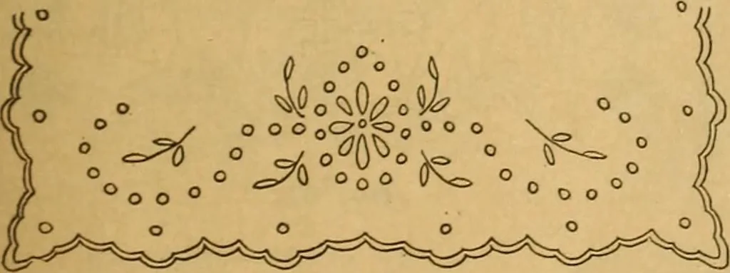 An illustration from Embroidery hints: Fall and Winter 1910, 1910, leaf 30