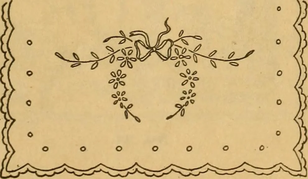 An illustration from Embroidery hints: Fall and Winter 1910, 1910, leaf 30