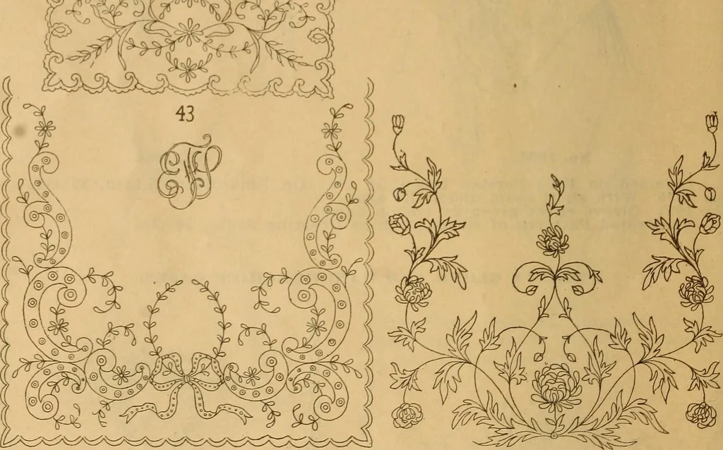 An illustration from Embroidery hints: Fall and Winter 1910, 1910, leaf 31