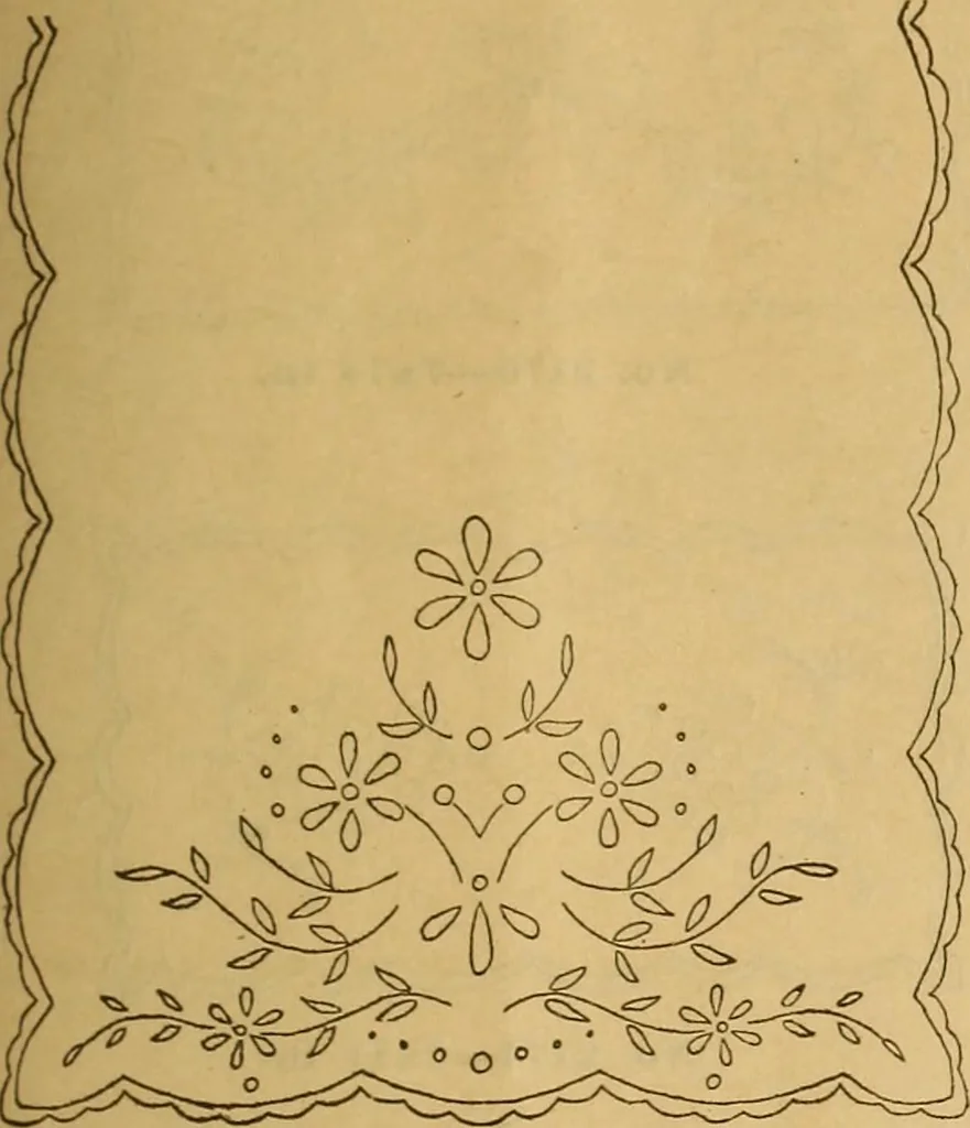 An illustration from Embroidery hints: Fall and Winter 1910, 1910, leaf 32