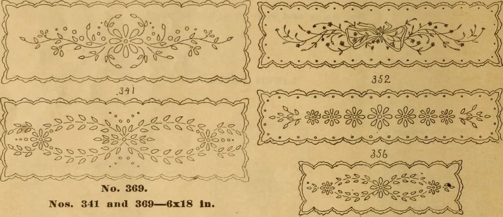 An illustration from Embroidery hints: Fall and Winter 1910, 1910, leaf 33