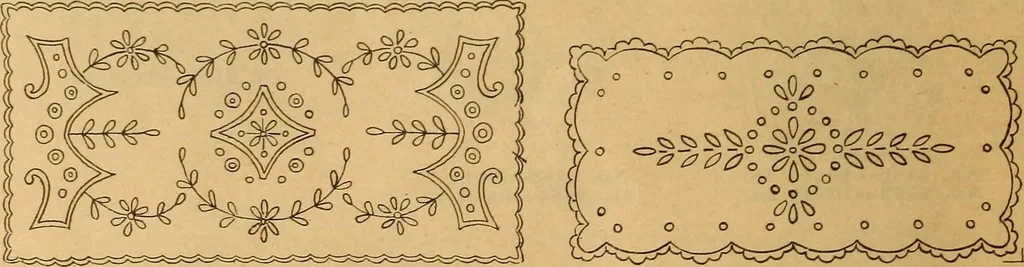 An illustration from Embroidery hints: Fall and Winter 1910, 1910, leaf 33