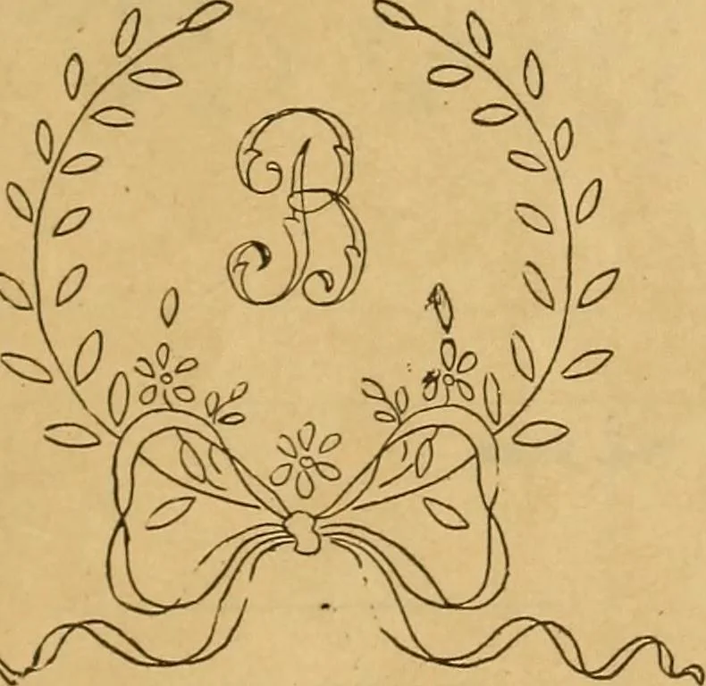 An illustration from Embroidery hints: Fall and Winter 1910, 1910, leaf 38