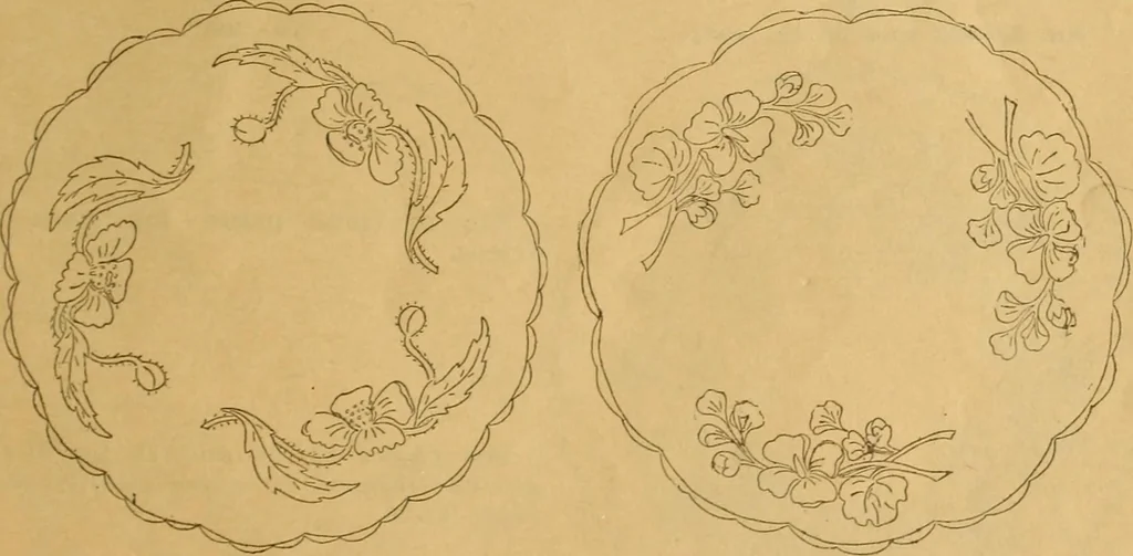 An illustration from Embroidery hints: Fall and Winter 1910, 1910, leaf 4