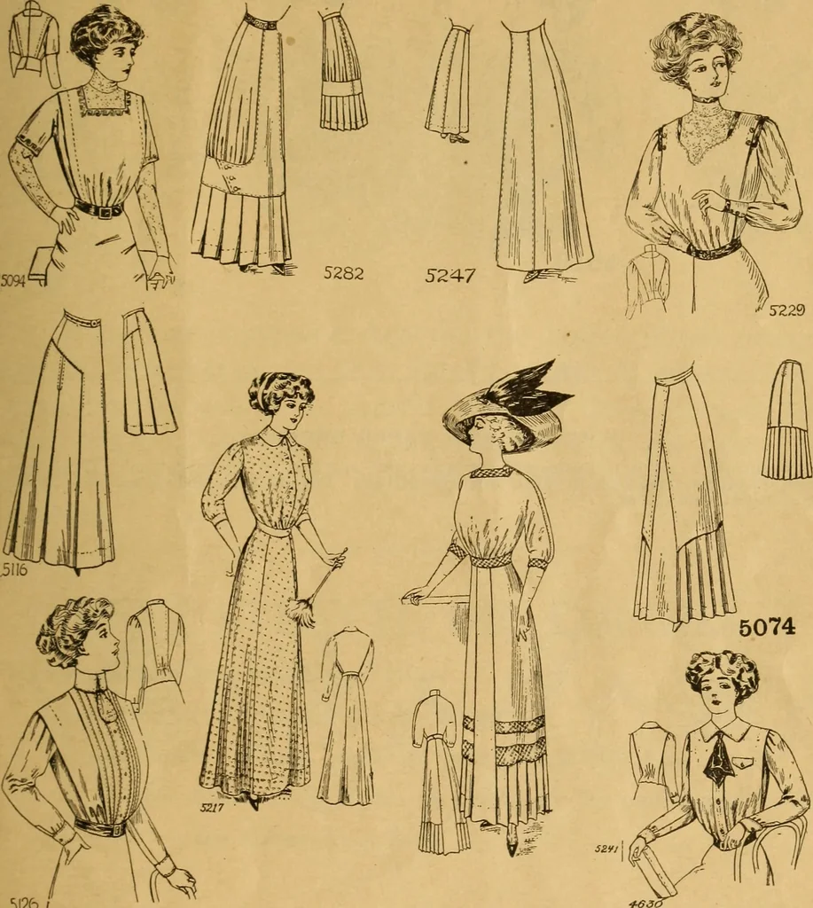 An illustration from Embroidery hints: Fall and Winter 1910, 1910, leaf 44