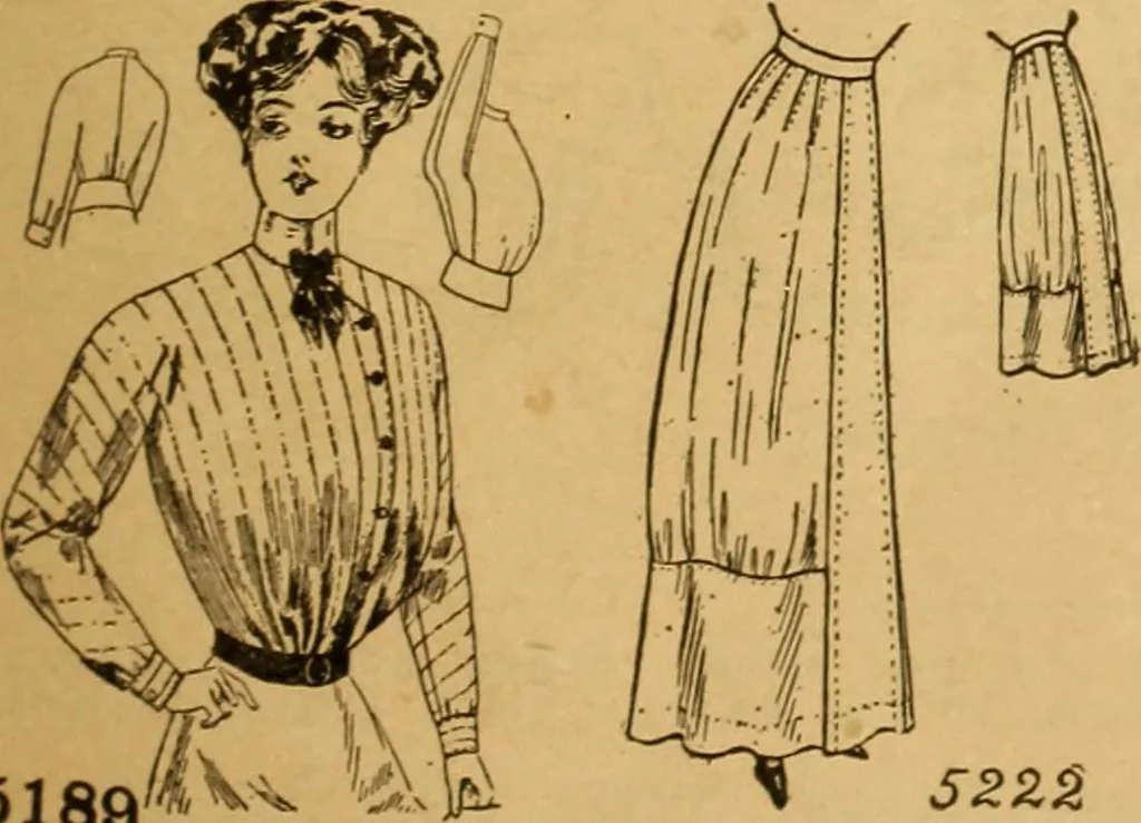 An illustration from Embroidery hints: Fall and Winter 1910, 1910, leaf 44