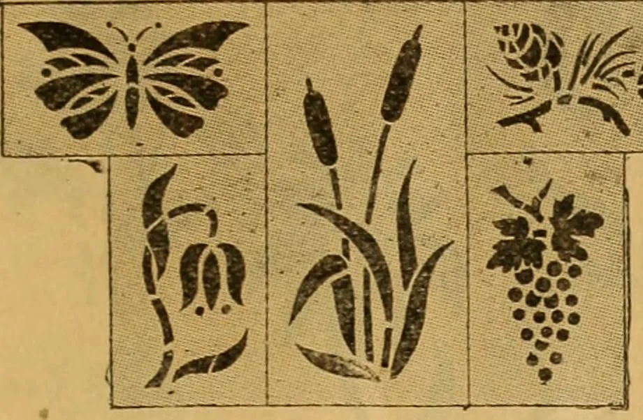 An illustration from Embroidery hints: Fall and Winter 1910, 1910, leaf 46