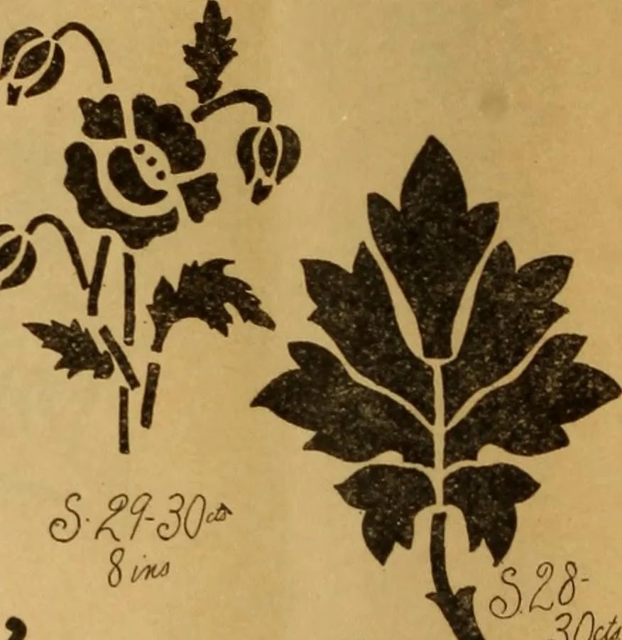 An illustration from Embroidery hints: Fall and Winter 1910, 1910, leaf 47